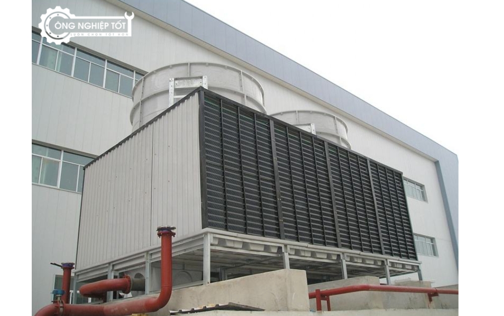 Tháp giải nhiệt vuông tại Công nghiệp Tốt